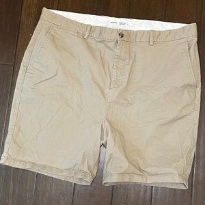 Khaki Slim Fit Shorts